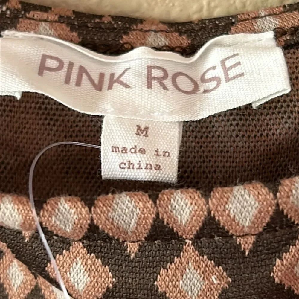 NEW Pink Rose Crop Top - Picture 4 of 6